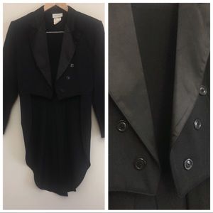 🟦Cropped Penguin Tail Suit Jacket